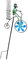 LOVIVER Pluviomètre Pluviomètre Design Unique Facile à Installer Grenouille décorative Décor pour Jardin Ferme Allée