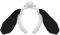 Dinghaole Haarband aus Plüsch,pelziges Ohr,Stirnband,Ohren Lammkostüm,schaf haarreif,Haarband Tier-Schaf,lustige Kopfbedeckung,schafohren,Schaf Stirnband,schaf ohren haarreif