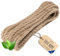 Creative Deco Thick Heavy Duty Jute Rope Natural Brown | 5mx10mm | Twisted Hemp Rope | Personalisation Every 5m | Twine Decking Rope Cord Cat Arts Crafts Garden Hammock Swing | Strong Durable String