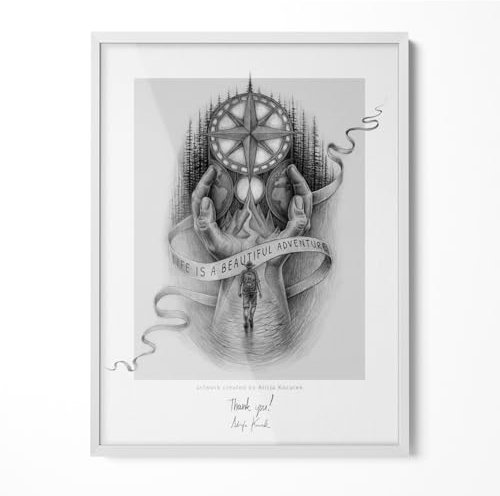 Posterrahmen Weißer 60x80 cm Für Poster und Bilder Moderne Wandkunst Kunststoffrahmen aus Hochwertigem Material Mit Passepartout Bruchsicheres Acrylglas Deko für Wand