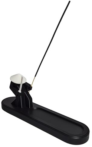 3DByEma - Porta incenso samurai guerriero giapponese, decorazione per tavolo, portacenere, vassoio Insense per bruciatore di incenso, supporto per bastoncini di incenso, 24 x 9,5 x 6 cm, ideale per la