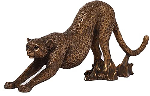 Jaguar Statue - Leopard Sculpture Resin Craft, Black Panther Statue Room Decoration, Jaguar Ornament.Jaguar Statue - Leopard Sculpture Resin Craft, Black Panther St