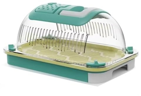 Fegtrtyoa Breathable Insect Breeding Box Ideal for Reptiles, Silkworms, Snails Observation Carrying Case