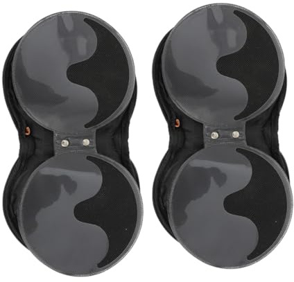 PRETYZOOM 2 Pezzi Custodia Dvd in Artificiale Rosa Portadischi Organizer Capacità per Auto e Casa Custodia per Cd Dvd