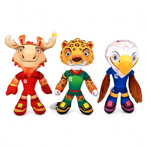All For Paws Jouet en peluche pour chien, mascotte officielle de la Coupe du Monde de la FIFA 2026 USA