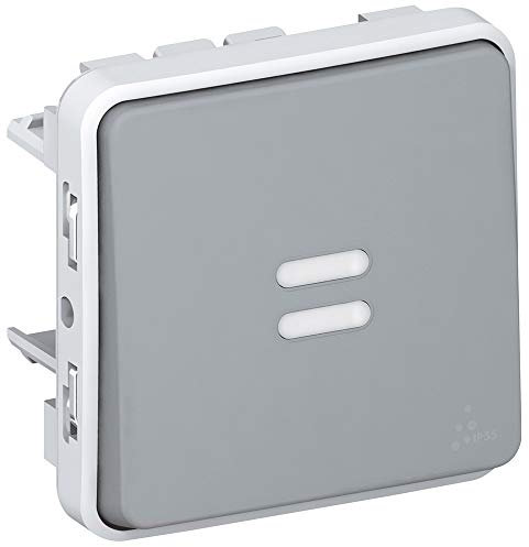 Pulsador luminoso estanco modular Legrand Plexo 069542 IP55