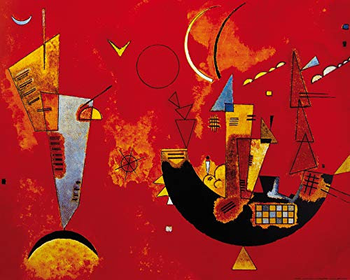 1art1 Wassily Kandinsky Poster Mit Und Gegen, 1929 Kunstdruck Bild 50x40 cm