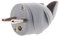 Zenitech - Ficha Macho En Ángulo 16A 2P+T - Compatible Con Enchufes Europeos - Material Duradero Para Uso A Largo Plazo - Ideal Para Hogar Y Oficina - Gris - 1,5m
