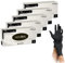 Maimed Nitril Black Einmalhandschuhe 100 Stück Einweghandschuhe S – Schwarze Nitrilhandschuhe puderfrei – Größen XS, S, M, L, XL - Nitrile Gloves Schwarze Handschuhe Einweg Damen Herren