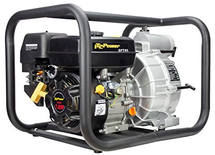 GTP80, Motobomba Gasolina ITC POWER de 3 pulgadas, Aguas Cargadas/Sucias.