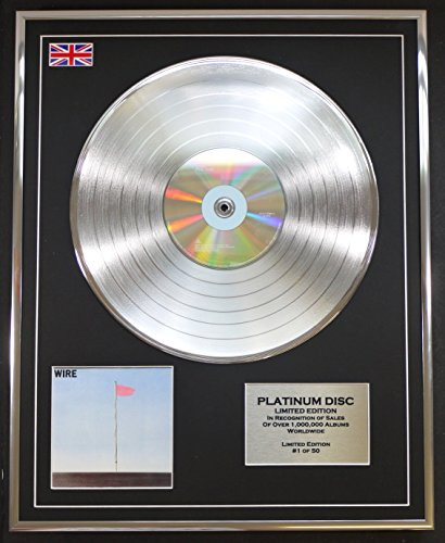 WIRE/LTD EDITION CD PLATINUM DISC/PINK FLAG