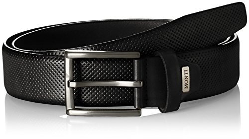 Monti Herren Dublin Gürtel, Schwarz (Schwarz 9000), 110