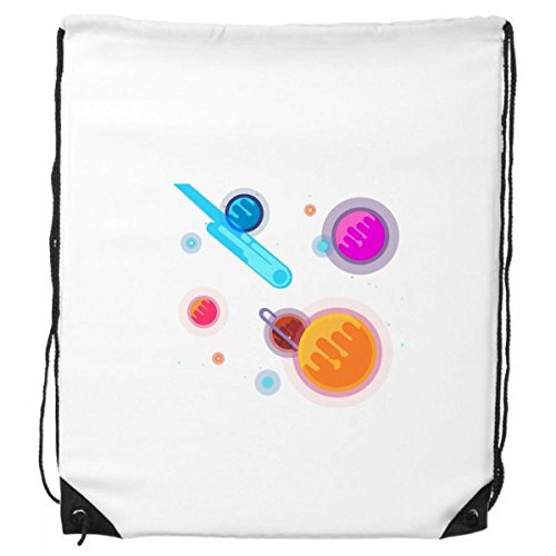 DIYthinker Universum Alien Monster Raum Scenery-Rucksack Einkaufs Gift Sporttaschen