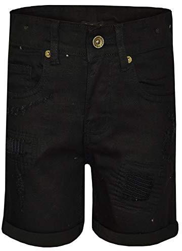A2Z 4 Kids Boys Ripped Denim Shorts Comfort Stretch Skinny Jeans Pants Trousers Lightweight Trendy Summer Boys Ages 5-13 Years