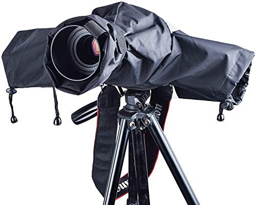 Namvo Clear Rain Cover Sleeve Coat Rainwear Protector for Canon Nikon Sony Pentax Fujifilm