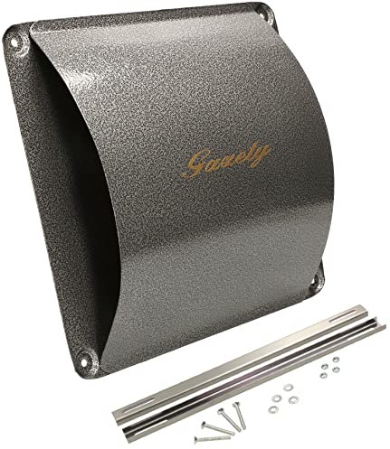 KOTARBAU® Zeitungshalter für Wandmontage Zeitschriftensammler aus Metall Antik-Silber
