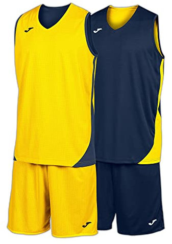 Joma Unisex Set Kansas Marineblau Gelb Ausrüstung, XS