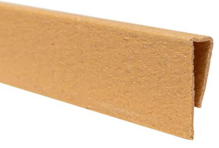 paramondo Profil de recouvrement de Bande d'extrémité pour LOP Brise-Vue Tapis de Protection visuelle, Accessoires, Longueur de 1,5 m, Bambous