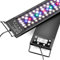 AQQA Aquarium Beleuchtung,Aquarium LED Beleuchtung,Aquarium Licht mit Monitor,Vollspektrum 24/7 Beleuchtungs Zyklus Aquarium Licht mit Eingebautem Timer Dimmer,7 Farben,Waterproof