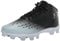 Under Armour Men's Spotlight Franchise Rm 4.0 Football Shoe, (001) Black/White/Metallic Gun Metal, 42.5 EU