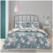 VELVETIO King Duvet Cover Sets 4 Pcs Poly Cotton Quilt Cover Complete Bedding Set, 2 Pillow Cases, 1 x Fitted Sheet Included - Reversible English Rose Floral, Easy Care