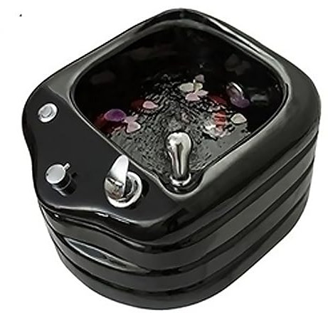 HPIRFYE Acrylic Massage Footbath Heated Foot Spa Pedicure Foot Spa Hot And Cold Adjustment Deep Foot Bath Spa With Massage Pedicure Bowl Nail Salon Pedicure Bathtub Manicure Basin