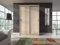 Domando Kleiderschrank Picena 130 Modern Breite 130cm, Schwebetüren, praktische Facheinteilung in Sonoma Eiche