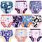 MOEMOE BABY Potty Training Pants - Toddler Toilet Training Underwear, Reusable, 10 Pack, Purple, 3 Years
