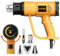 COWALT - Heat Gun for Vinyl Wrapping, Crafts, Shrink Tubing, Epoxy Resin and Candle Making, 1800W with Adjustable Temperature and Overload Protection Kit