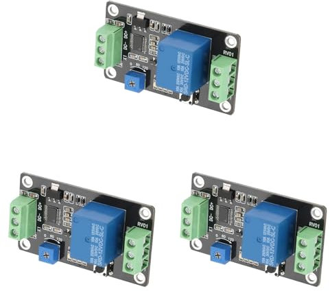 2PCS Super 555 Módulo de relé de Encendido y Apagado con Temporizador DC 5V/12V/24V, con Retardo de Encendido, Retardo de Apagado, Autobloqueo y Función de Retardo de Disparo