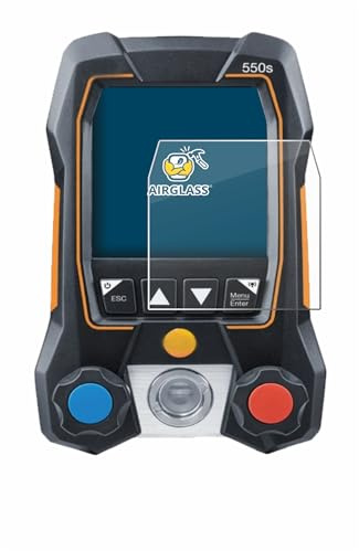 BROTECT Schutzglas für Testo 550s Schutzfolie Panzer Folie Glas Made in Germany [Extrem Kratzfest 9H, Anti-Fingerprint, Ultra-Transparent]