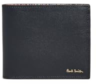 Paul Smith Herren Multi Stripe Bifold Wallet, Schwarz, Einheitsgröße