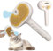 Cat Steam Brush for Shedding Cloud Care Cat Brush with Steam Self Cleaning Spritz Defur Comb Grooming for Long and Short Hair of Dog