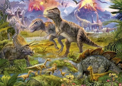 AveJoys Puzzle für Erwachsene 1000 Teile Dinosaurier 70 x 50 cm Puzzles für Erwachsene Pädagogisches Spiel Herausforderung Spielzeug 1000 Teile Puzzles für Erwachsene Kinder