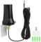 QWORK® Universelle Outdoor 5G 4G LTE Antenne - 12dBi hohe Verstärkung Vertikale Polarisation, SMA-Stecker mit 3 m Kabel - für Router, Gateways, Anhängerkameras