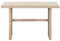 Wenjingqi Gartentisch aus Polyrattan, Beige, 110 x 60 x 67 cm, Beige 46444