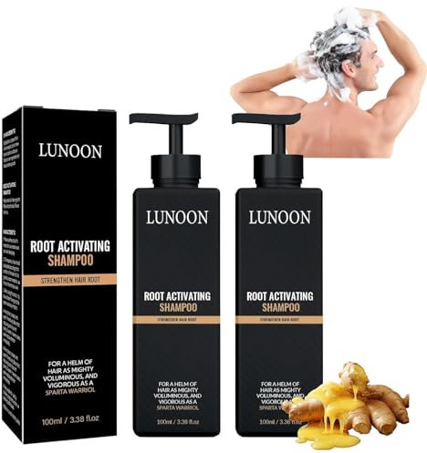 Root Activating Shampoo 2 Stück Ginger Black Hair Shampoo Hair Growth Shampoo 2024 New Root Activator Shampoo Geeignet Zur Verbesserung Für Haarvolumen Stärke Und Textur