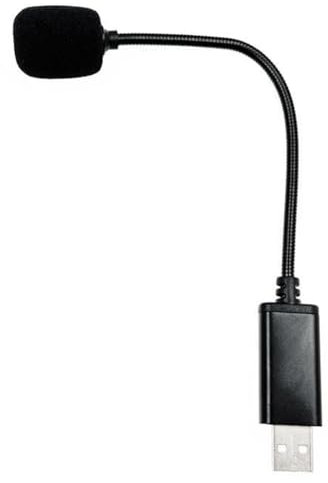 Suanzua Microfono USB Portatile Regolabile Mini Mic Anti-Rumore Mini Microfono USB per Computer Portatile/PC