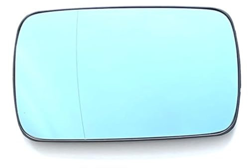 FPQOVV ersatz spiegelglas Kompatibel mit für 3 E36 alle außer M3 1990-1994 1995 1996 1997 1998 Auto blau beheizt Winkel Spiegelglas OEM:51161901177 51168119724(Left)