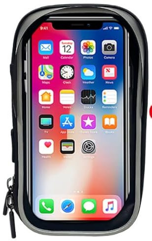 CNMTCCO Handyhalterung Fahrrad Wasserdicht Handyhalter Motorrad mit Regenhaube 360°Drehbarem Fahrradhalterung Lenkertasche für 7 Zoll Smartphone