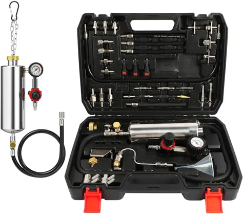 C100 Kit de nettoyage d'injecteur de carburant non démontable 1000 ml 150 PSI Nettoyant pour collecteur d'admission et convertisseur papillon