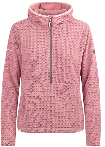 Trespass Womens 1/2 Zip Fleece Metraya Pink Haze in Size - 16