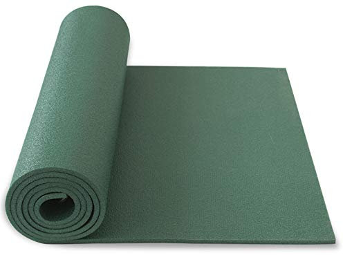 Schaumstoff Campingmatte Gymnastikmatte Aerobic Yoga Matte 180 x 50 x 0,8 210g (dunkelgrün)