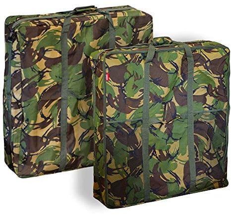 DPM Camo Carp Coarse Fishing Luggage Carryall Bag Holdall Multi Listing Barrow Cases Tackle (1) Bedchair Bag)