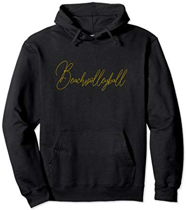 Modernes Beachvolleyball Pullover Hoodie