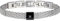 Breil Armband BLACK DIAMOND für Herren aus Edelstahl mit Diamant in der Farbe Silber, mit Faltverschluss, Länge: 22 cm, TJ2955