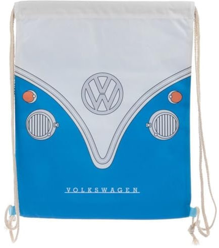Puckator Volkswagen Bulli VW Bus T1 Blauer Kordelzugbeutel
