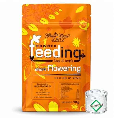 Weedness Green House Feeding Short Flowering 125 Gramm - NPK Dünger Grow Anbau Indoor Erde Flüssigdünger Organischer Bio