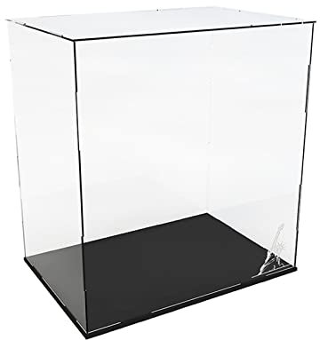AZIZAT Acryl-Vitrine, transparent, Showbox, Vitrine, für LEGO 70840 Castle Doom Collapsed Statue of Liberty Building Modell (nur Aufbewahrungsbox) (transparent)