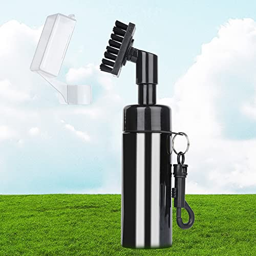 Savita Golfschläger Reinigungsbürste mit Düse, Leicht Tragbar Golf Club Cleaning Brush Langlebiges Nylon Golfschläger Reinigungsbürsten Kit für Golfübungen im Freien